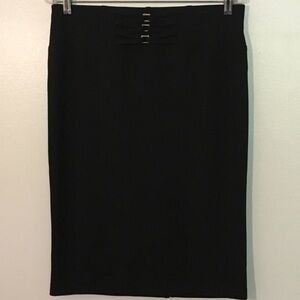 NYCC Solid black Stretch pencil skirt size S